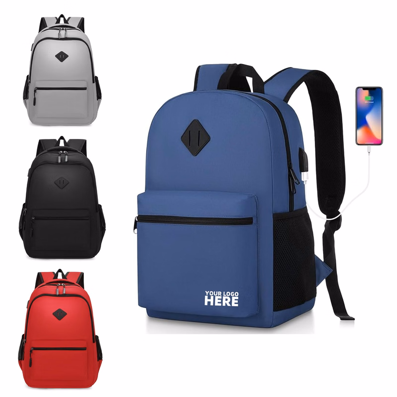School Backpack w/USB Port