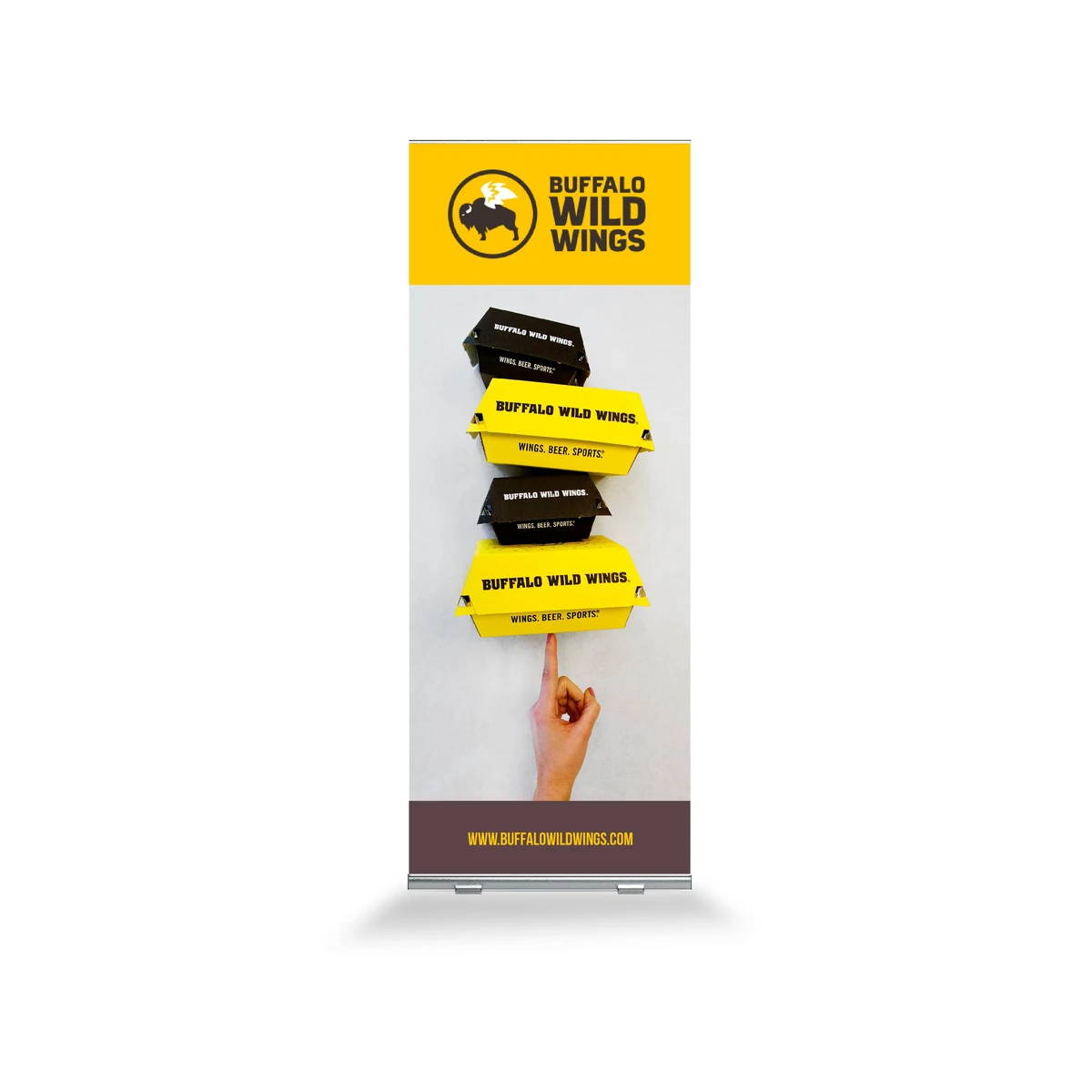 Banner Standard Retractable Stand Single Sided (33" x 81") 1