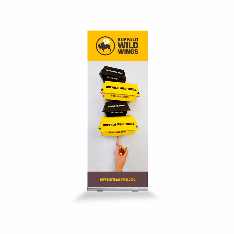 Banner Standard Retractable Stand Single Sided (33" x 81")