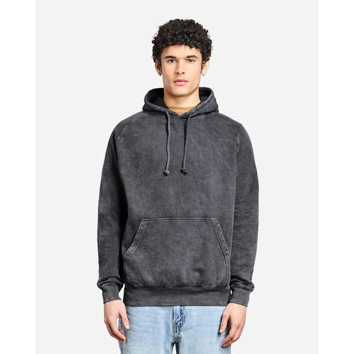 Unisex Vintage Raglan Hoodie Sweatshirt - LST004 1