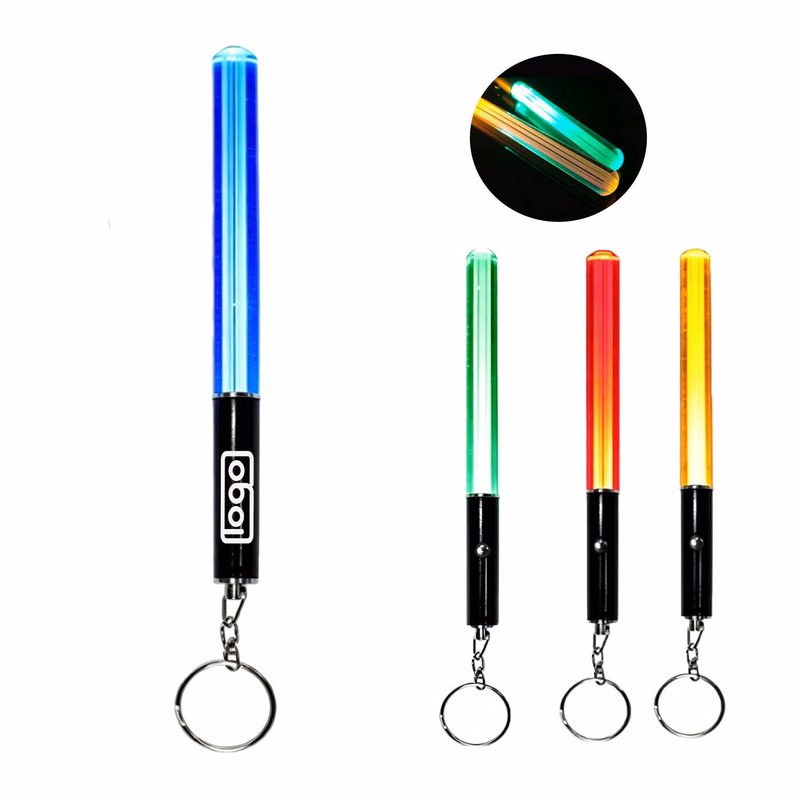 LED Glow Stick Keychain