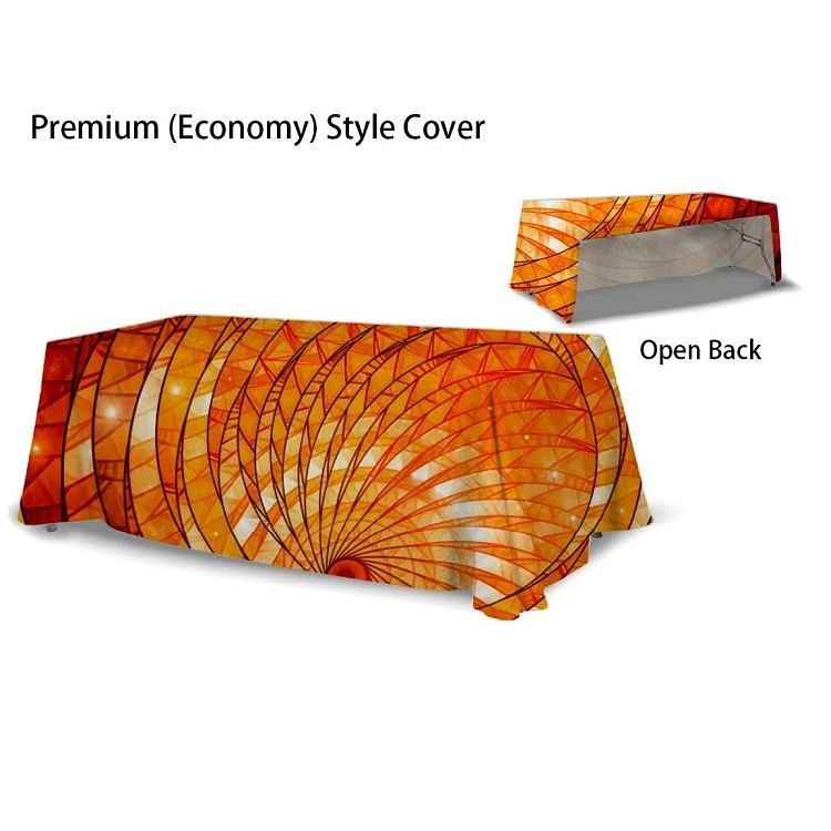 Premium 6' Table Throw 3-Sided (Full-Color Full Bleed) 1