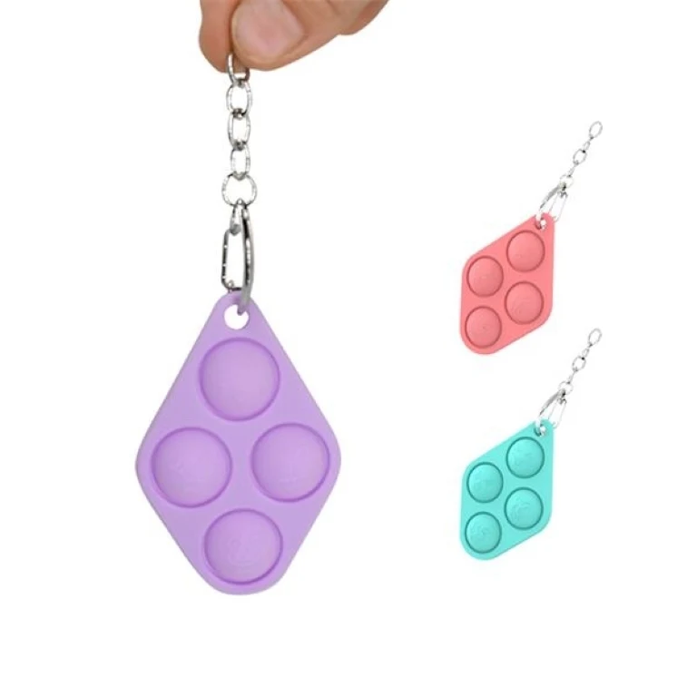 Stress Reliever Silicone Keychain 1
