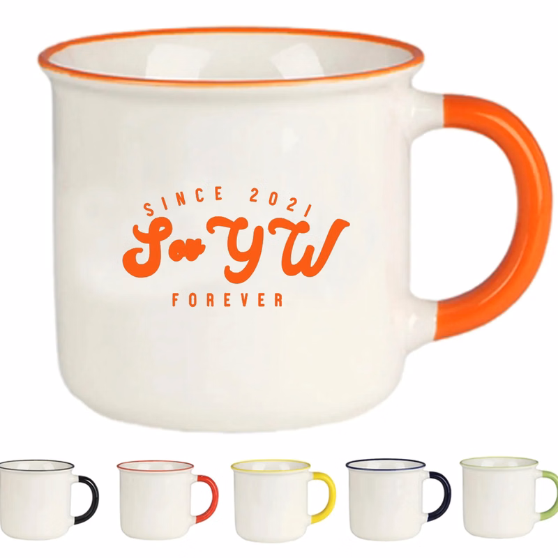 14 oz Coloured High End Ceramic Mug