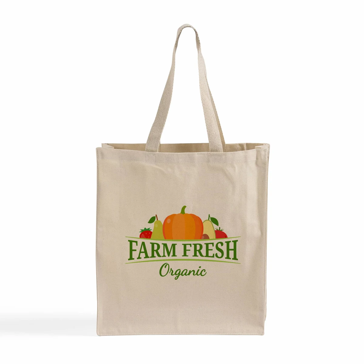 Shopper Canvas Tote Bag, custom tote bag with logo imprint 1