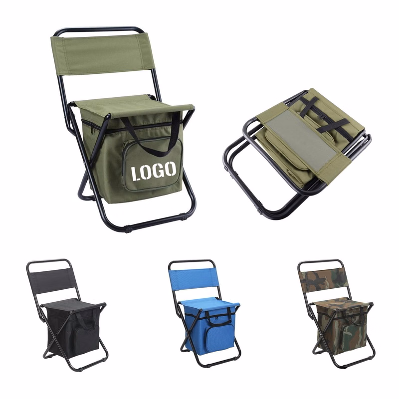 3 in 1 Folding Camping Chair, 10L Cooler Bag