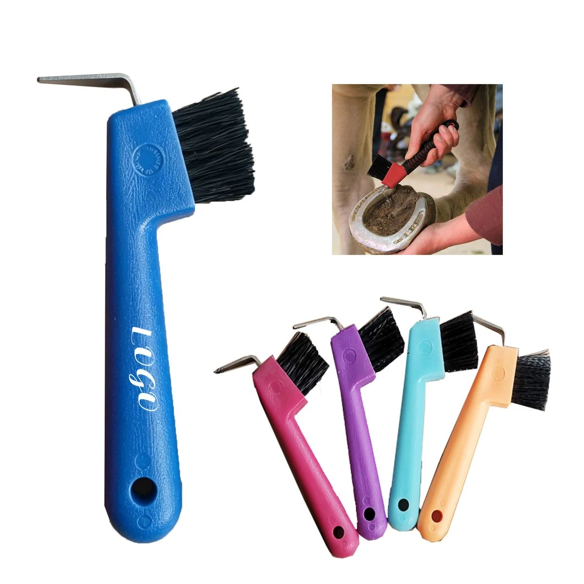 Compact Horse Hoof Brush 1