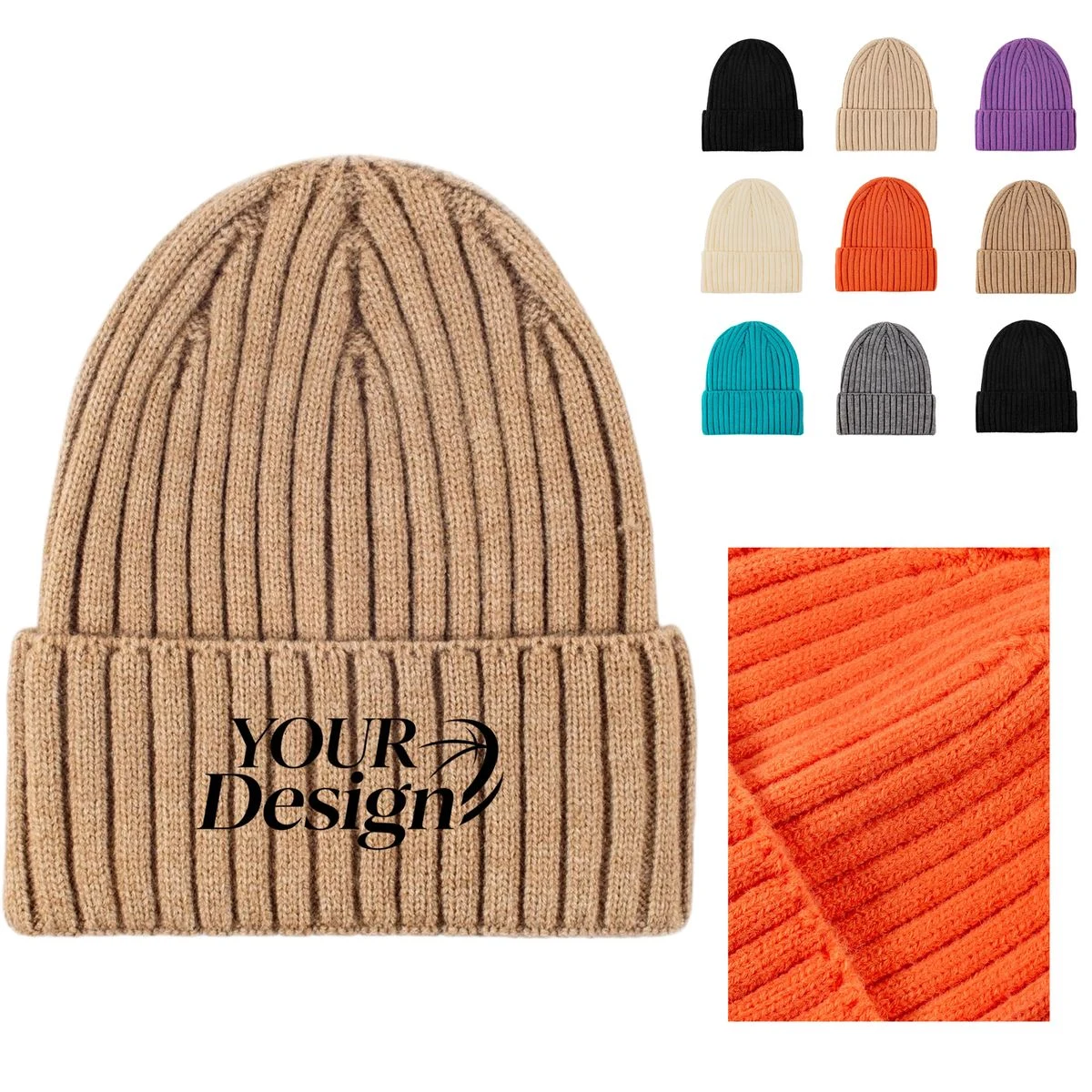 Soft Warm Slouch-Style Knit Beanie Cap 1