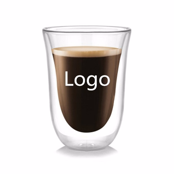 Latte Cups Double Walled Coffee Glasses Set