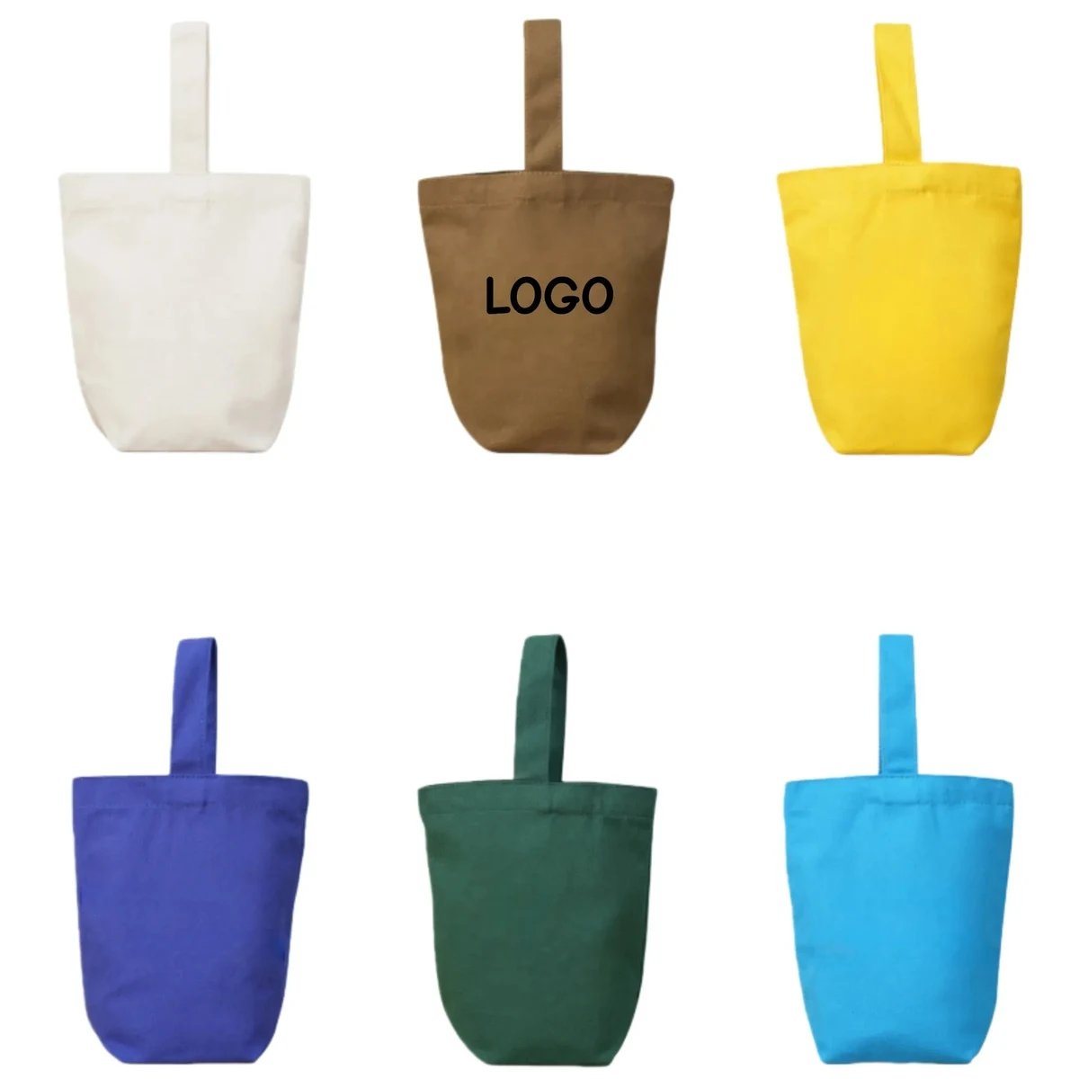 Custom Logo Canvas Tote Bag Shopping, custom tote bag with logo imprint 1