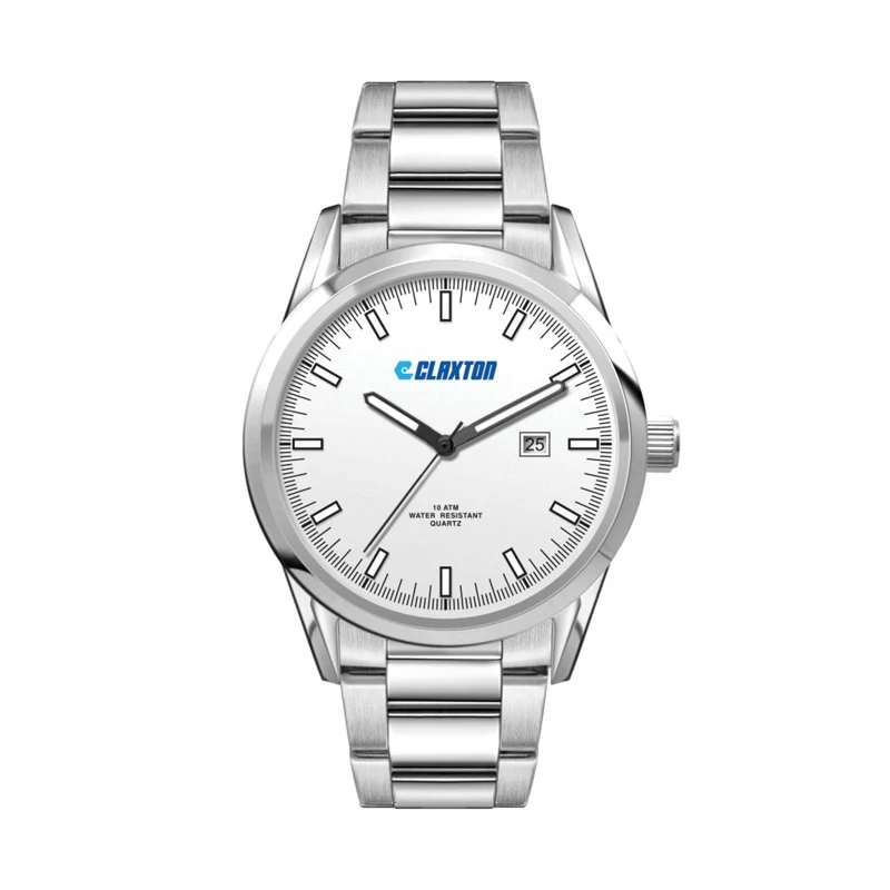 42MM SS, SILVER CASE, 3-HAND MVT, DTE 1