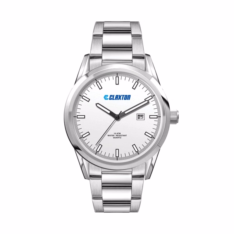 42MM SS, SILVER CASE,  3-HAND MVT, DTE