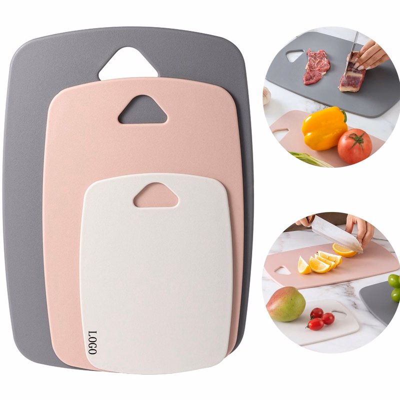 Kitchen Plastic Cutting Board 3 Piece Set Handle