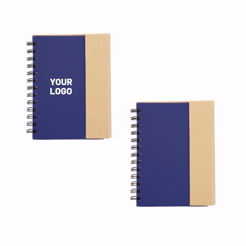 Eco-friendly Magnetic Two-Tone Spiral Notebook