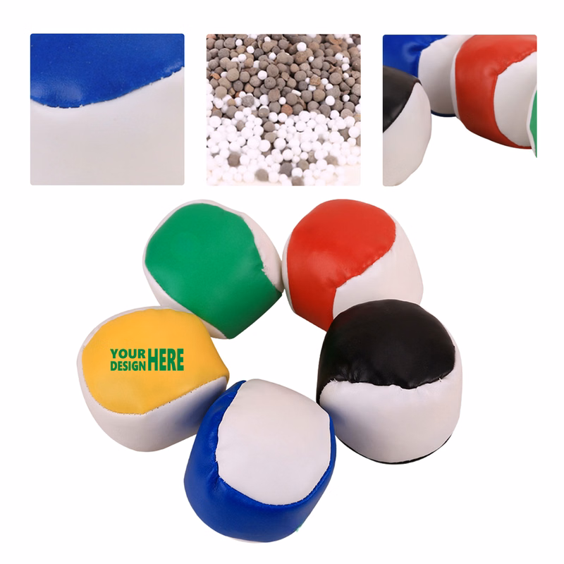 MOQ 50 Durable PU Leather Bean Bags for Kids Toss Game