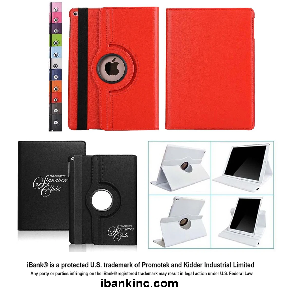 iBank ® Leatherette Case compatible withiPad Mini 7/Mini 6/A17 Pro 2024/2021 1