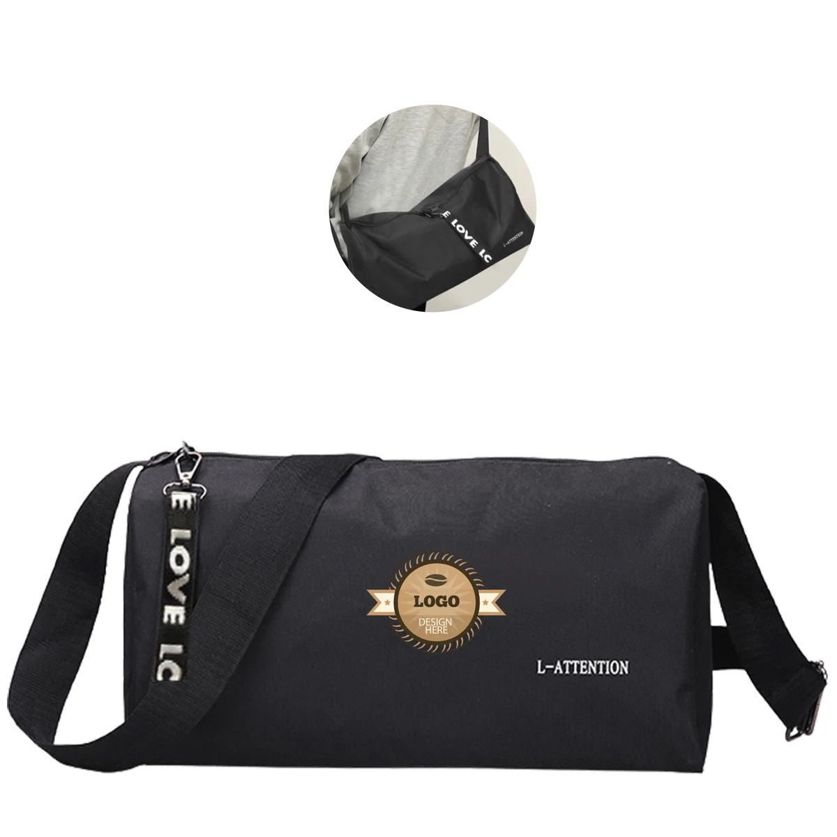 MOQ 50 Customizable Travel Sling Bag for Gym and Yoga 1