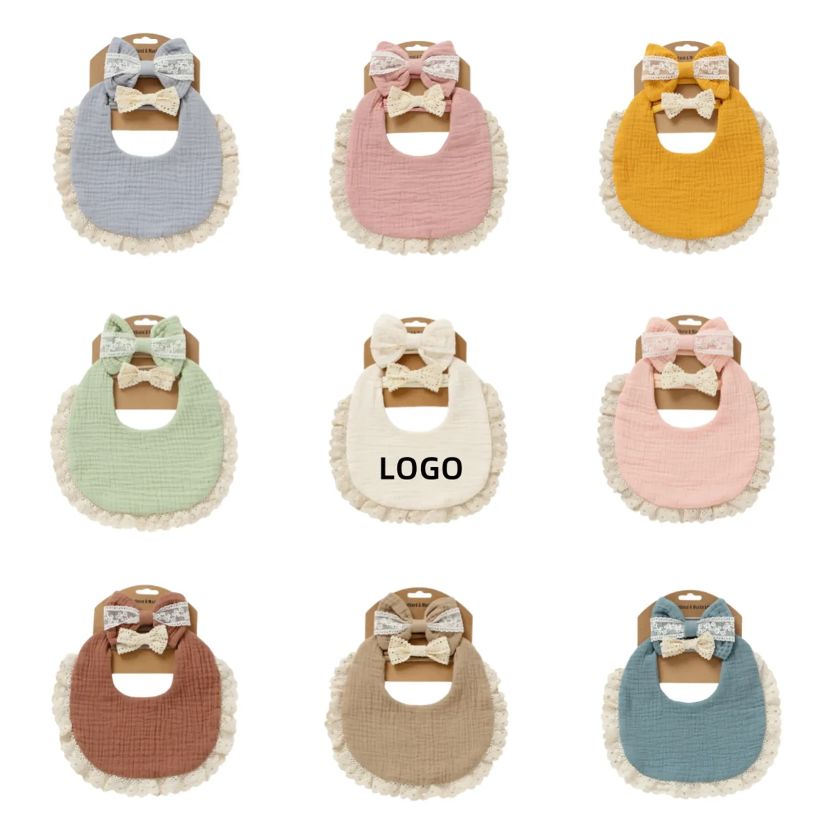 Cotton Baby Bib Drool Towel 1