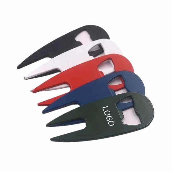 Stainless Steel Golf Divot Tools and Bottle Openers