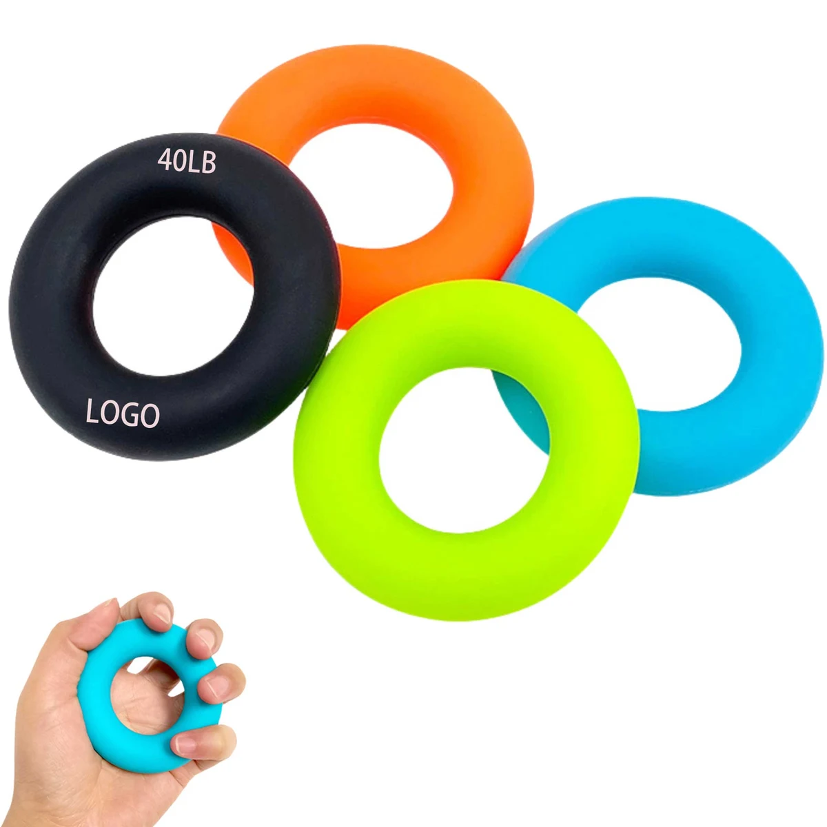Silicone Hand Grip Strengthener Ring 1