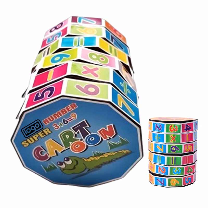 Cylindrical Arithmetic Puzzle Cube