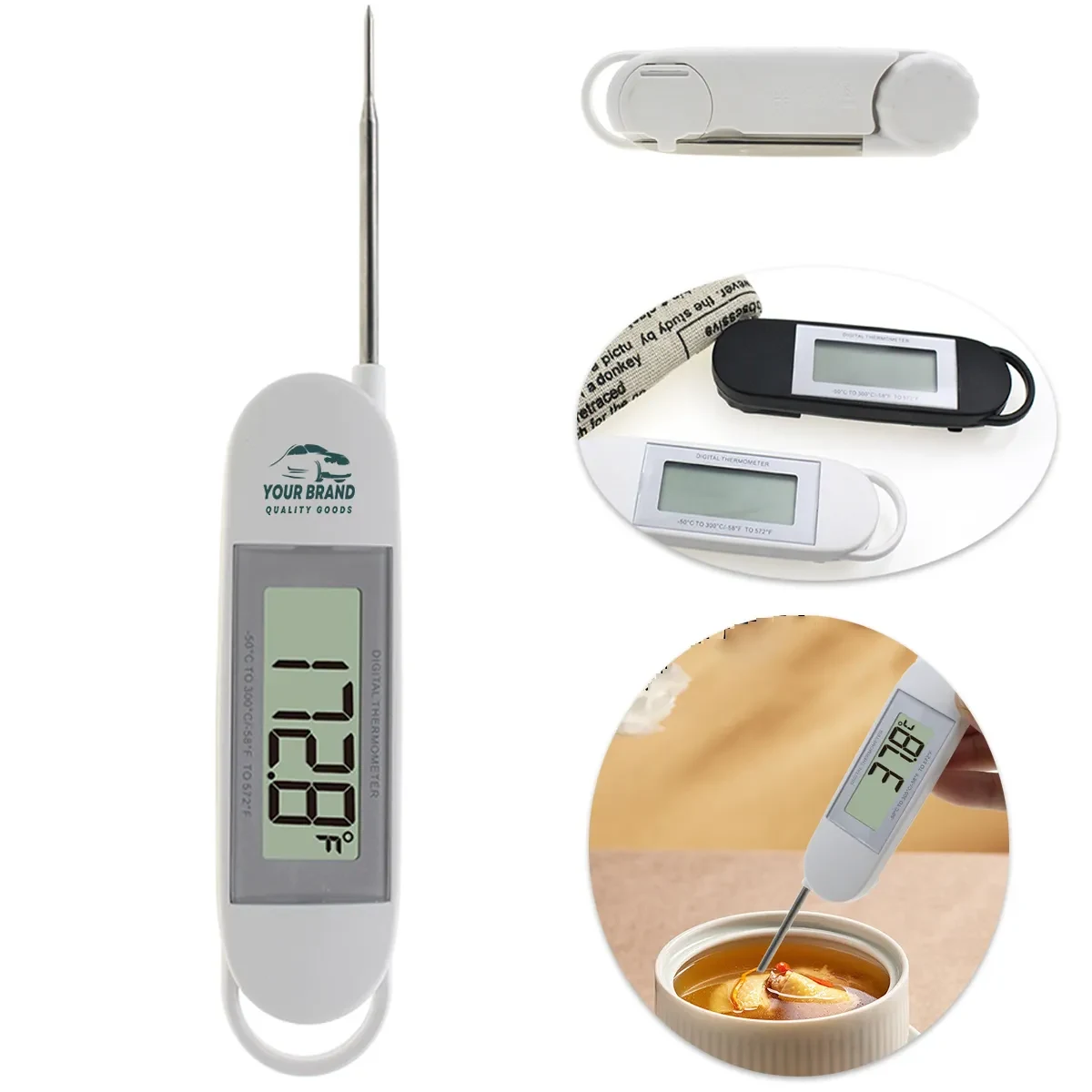 Kitchen Food Instant Read Probe Digital Cooking Thermometer 1