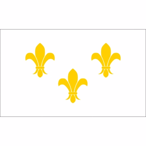 Special Historical Flags - White Fleur de Lis