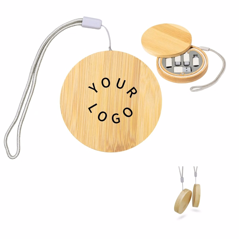 Wheat Straw and Bamboo Charging Accessory Set
