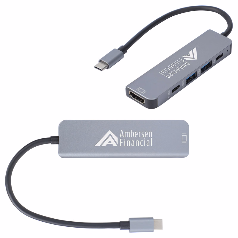 Zing USB-C 5-Port Hub with USB-A, USB-C & HDMI