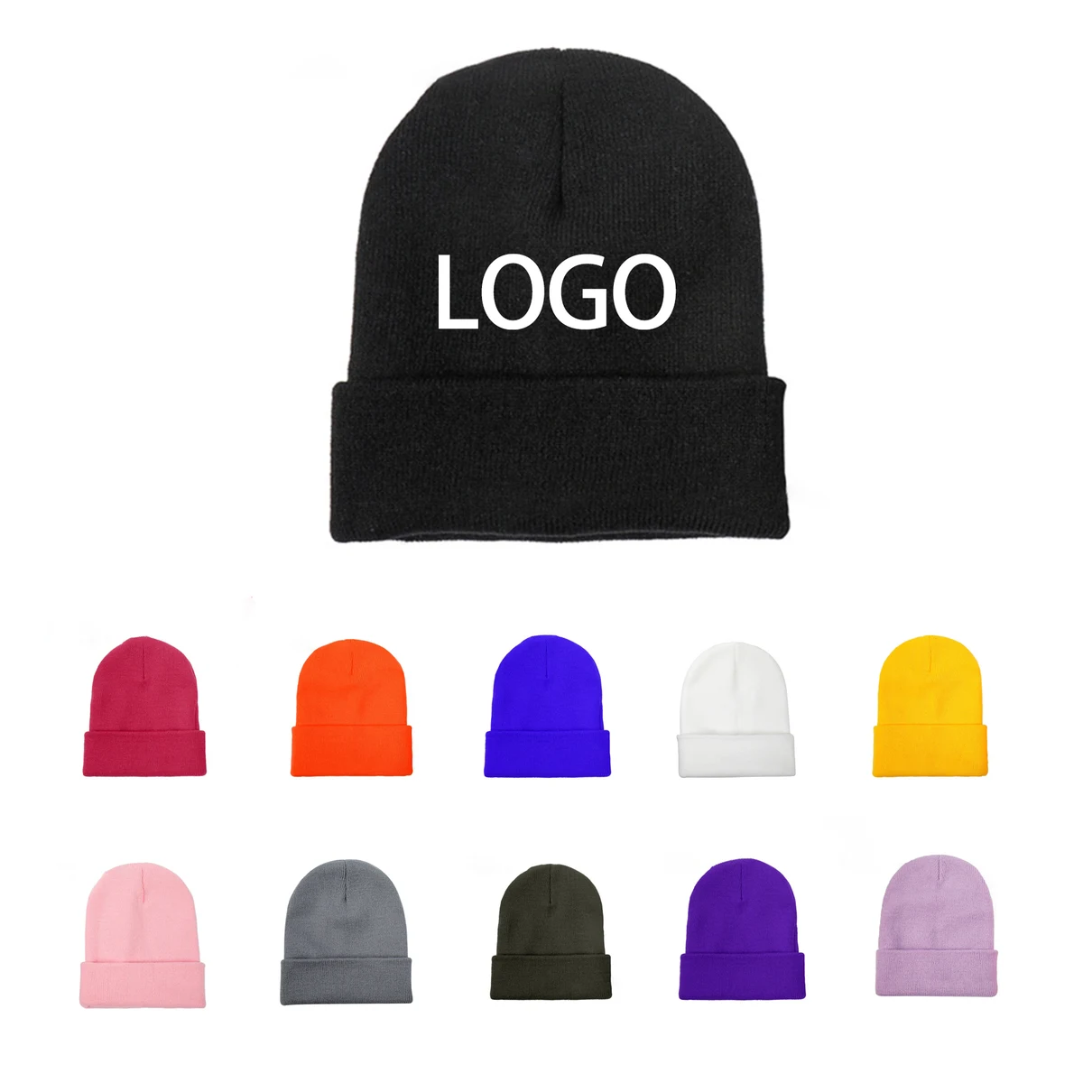 Beanie for men women cuffed cap 1