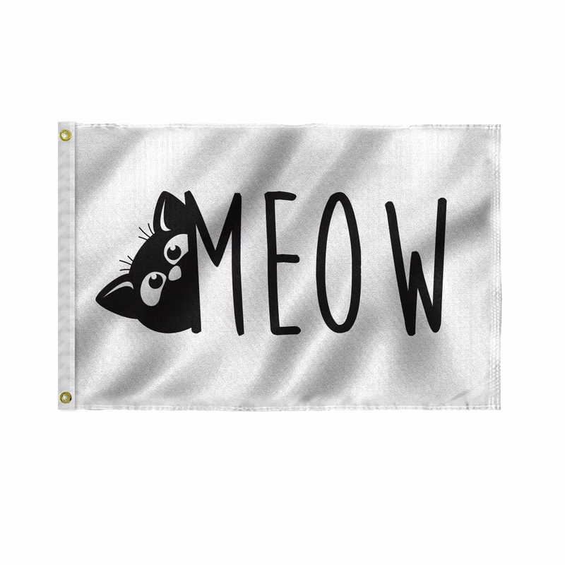 Custom Screen Sublimation Flag - 2' x 3' Canvas Poly