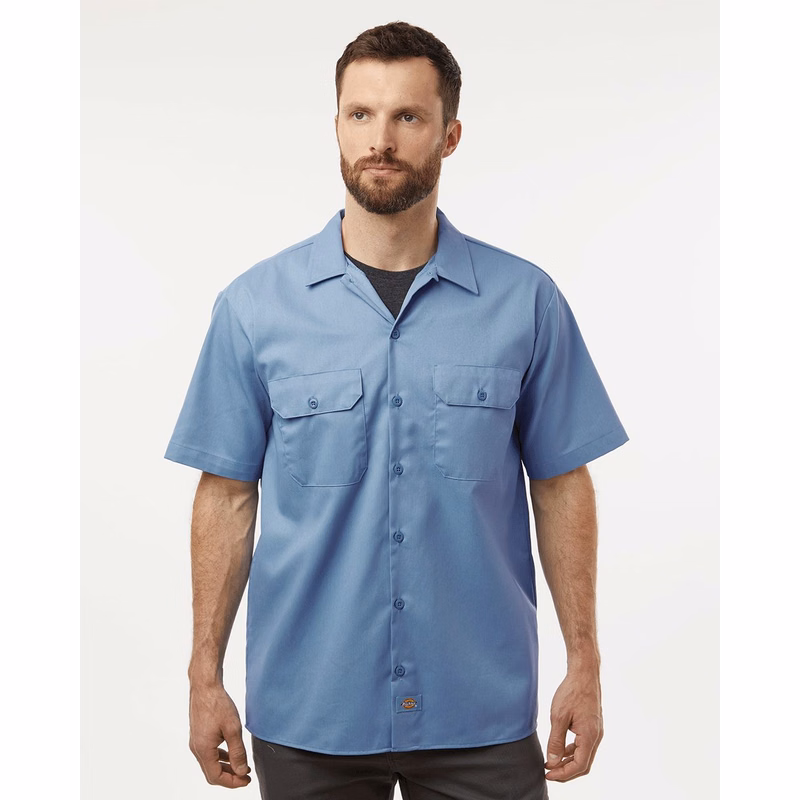 Men's Tall Short Sleeve Work Shirt - 2574T