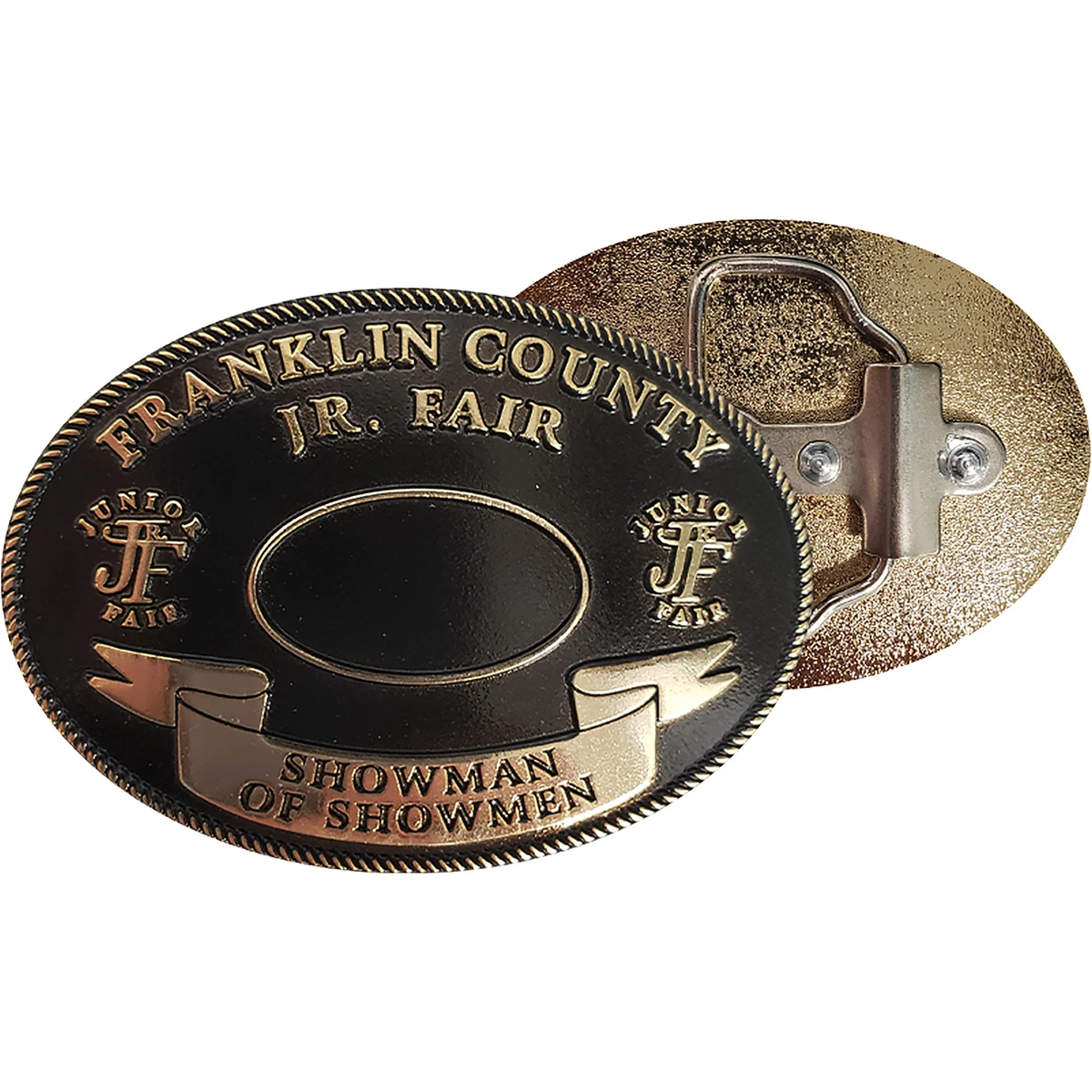 Belt Buckles: 3" W x 2" H 1