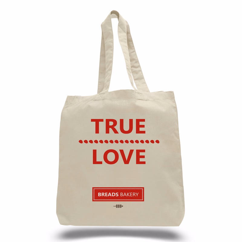 Organic Economy 100% Cotton Tote Bag w/ Bottom Gusset (15"x16"x3")