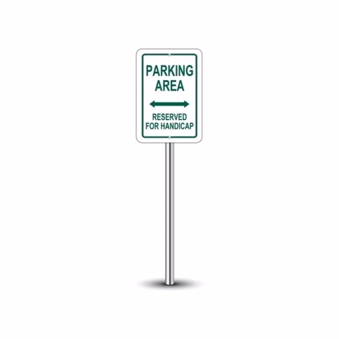 Handicap Parking Signs (1ft x 1ft) SQFT