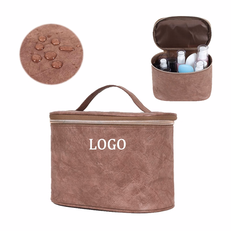 Large Capacity Tyvek Barrel Cosmetic Bag