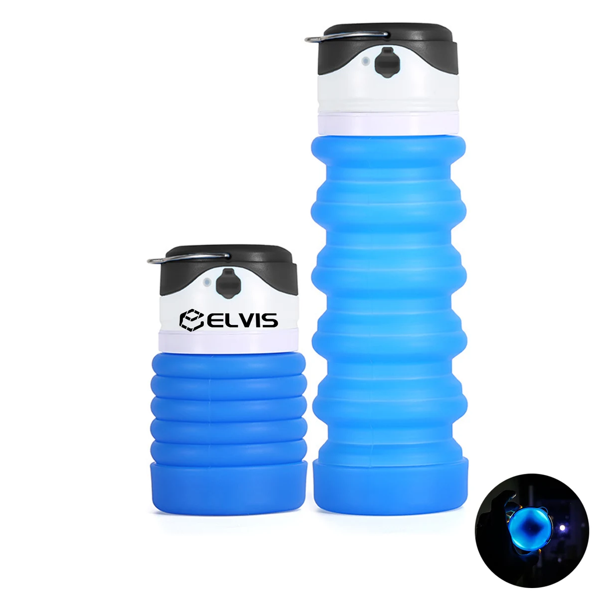34oz Creative silicone foldable light cup 1