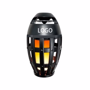 Portable Speaker With LED Flame Light