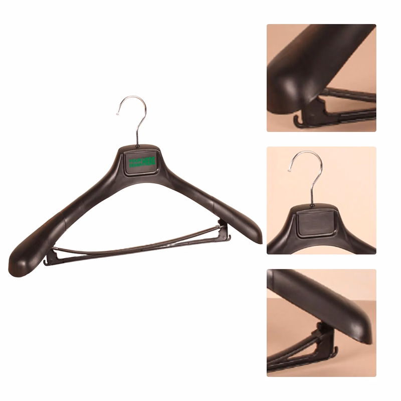 Non-Slip Plastic Hangers for Suits and Coats