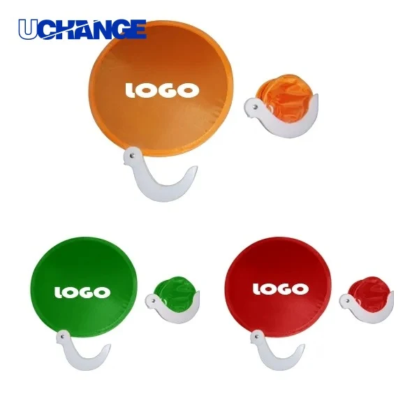 8" Pop Up Foldable Hand Fan for Events 1