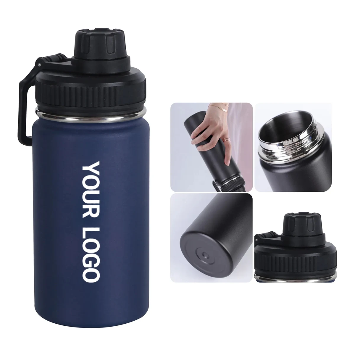 12 oz Stainless Steel Outdoor Tumbler with Handle 1