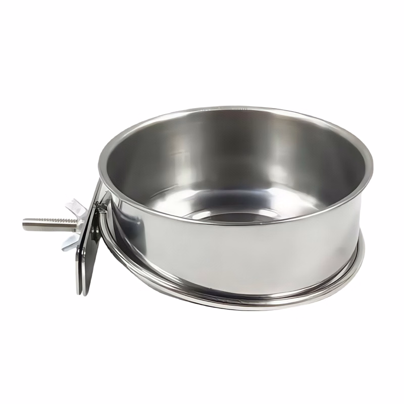 Medium Stainless Steel Parrot Food Bowl