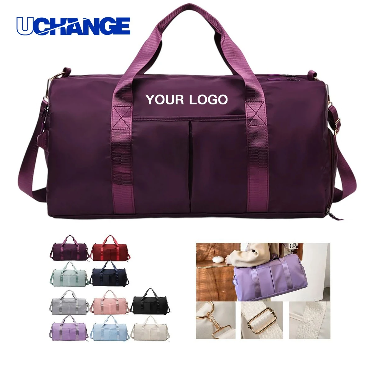 Gym Bag Waterproof with Travel Compartments 1