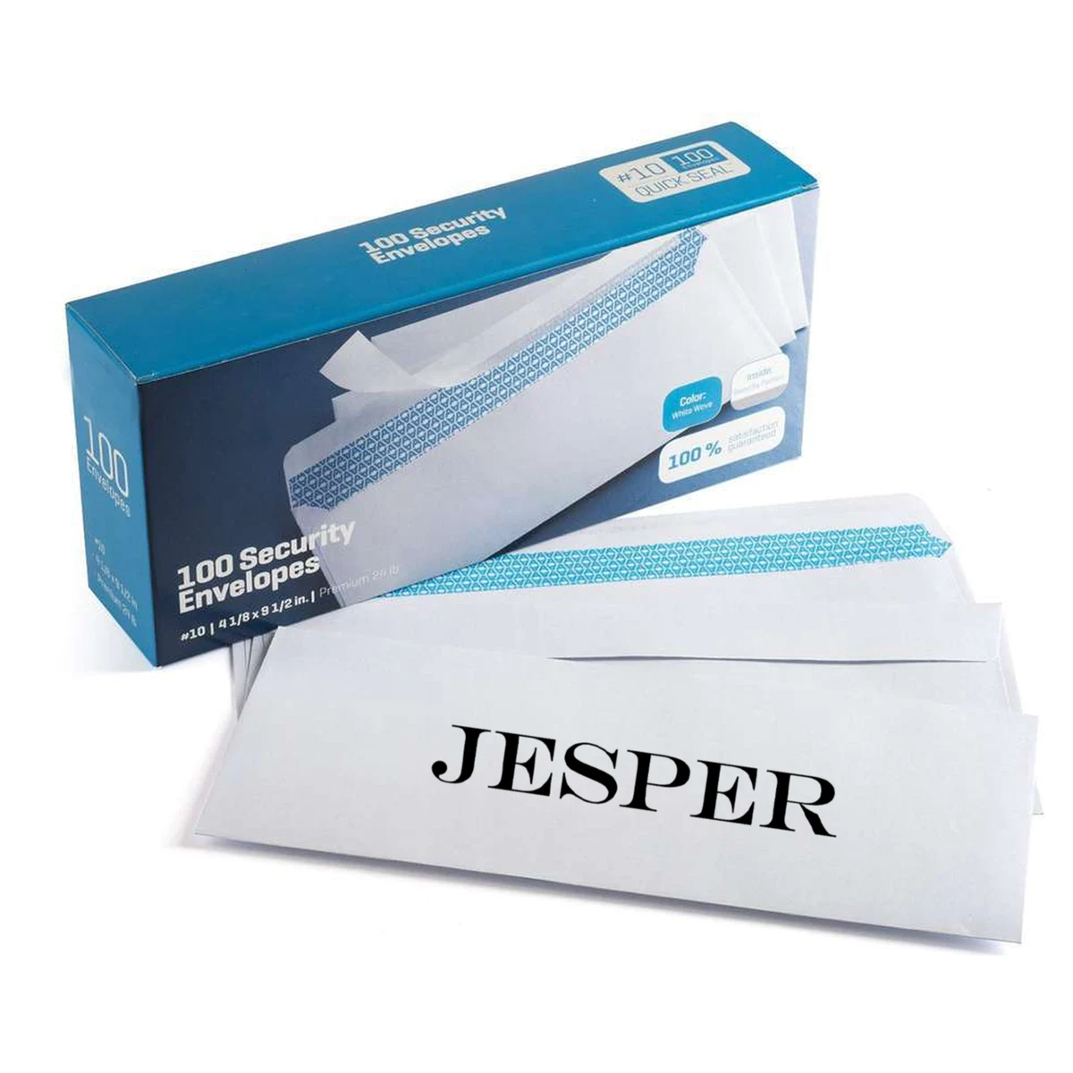 Security Tint Pattern Self-Seal Envelope 1