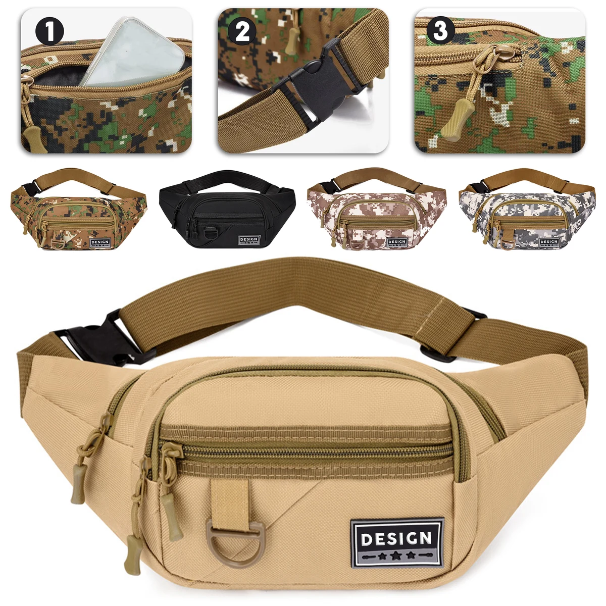 Outdoor Sports Mountaineering Waist Bag 1