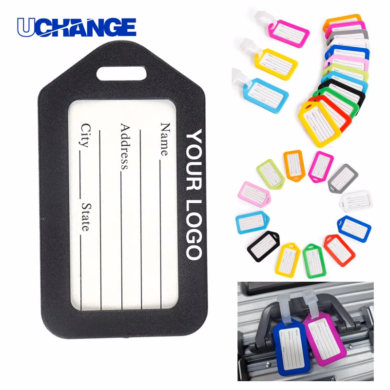 Plastic Luggage Tag with Info Window