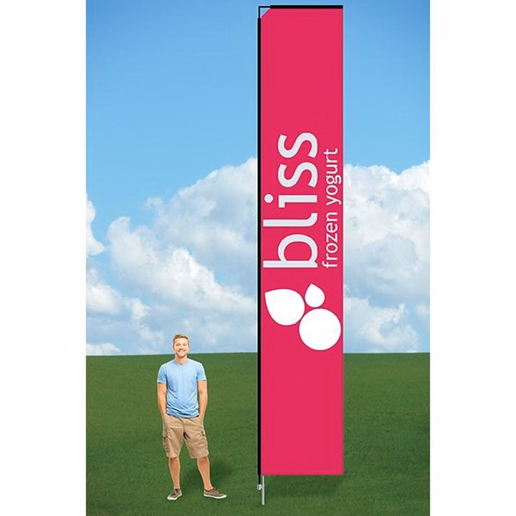 14ft PromoFlag with Ground Stake-Double