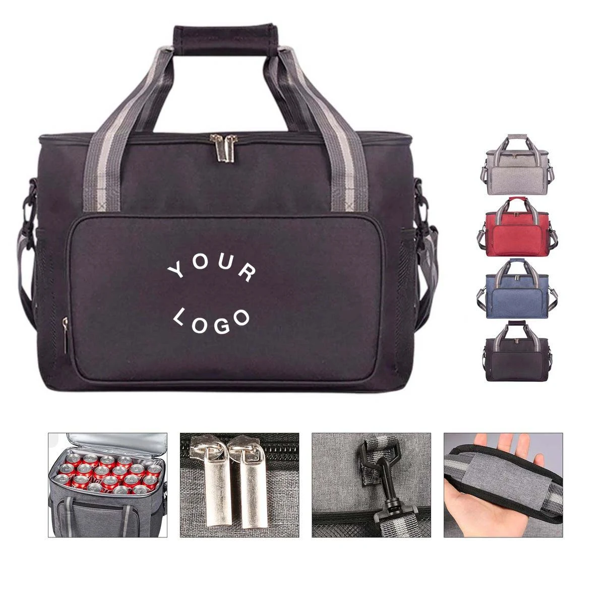 Durable Oxford Thermal Cooler Bag with Zipper Closure 1