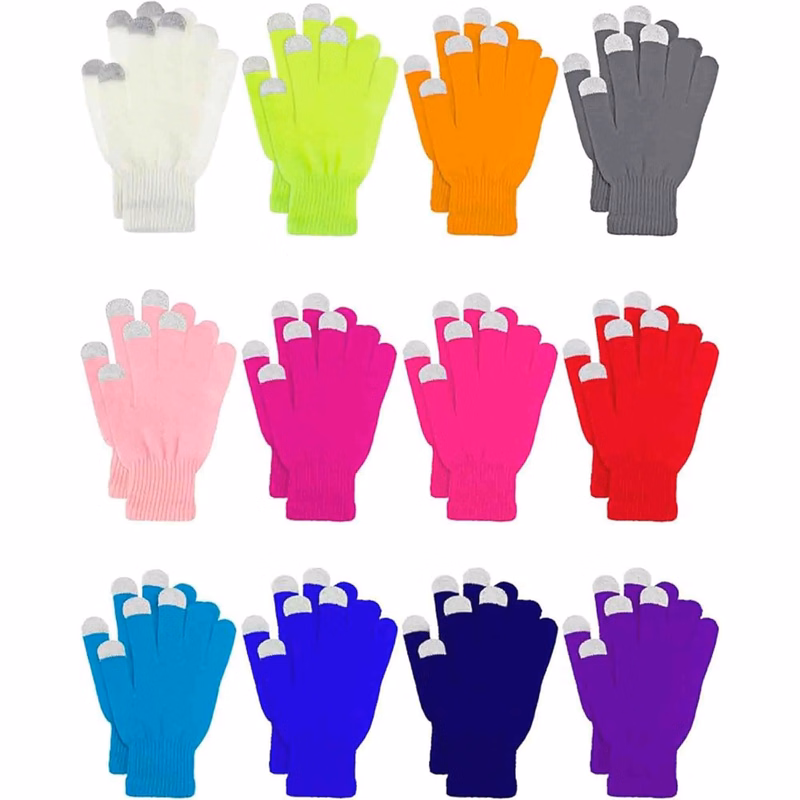 Touchscreen Glove Stretch Knitted Texting Windproof Mittens