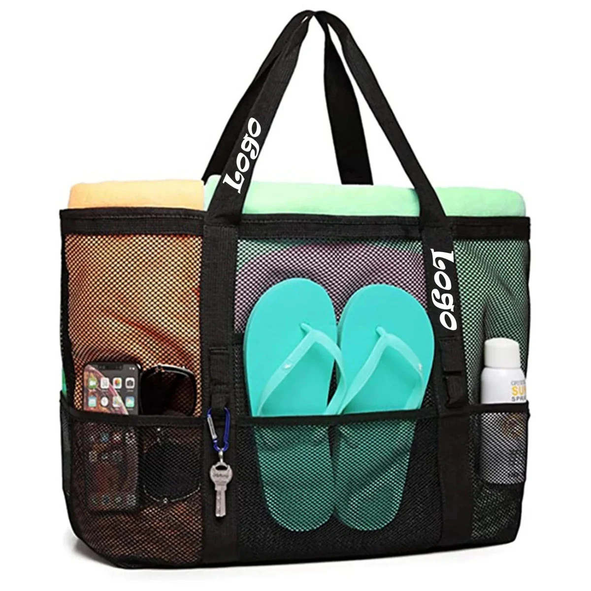 Large Mesh Beach Bag 1